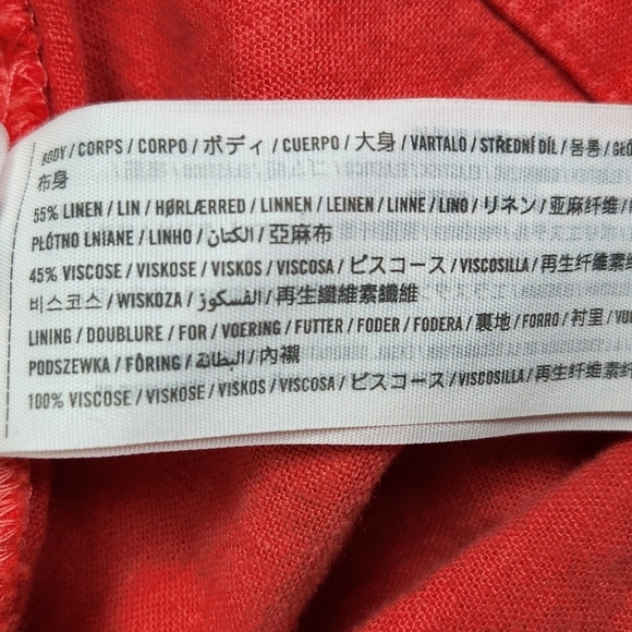 Abercrombie & Fitch Baby Doll Y2K Style Linen Blend Maxi Dress Size S Fits Large - Picture 14 of 15